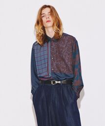 tk.TAKEO KIKUCHI | パッチワーク柄シャツ(シャツ/ブラウス)