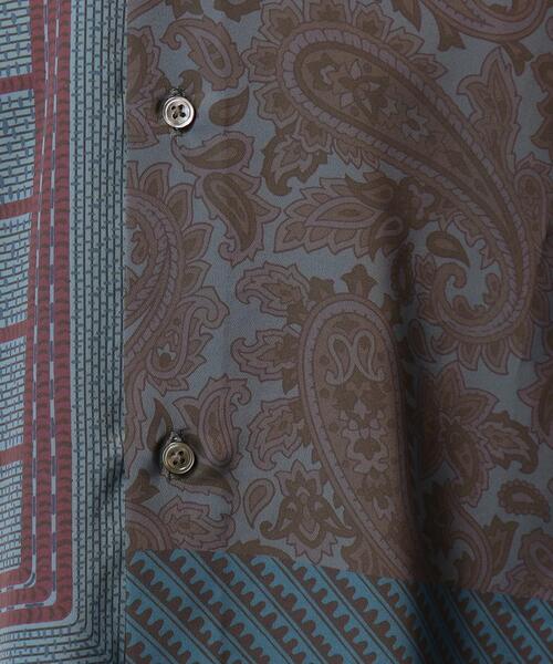 tk.TAKEO KIKUCHI（ティーケータケオキクチ）の「◆パッチワーク柄シャツ（シャツ/ブラウス・メンズ・ブラック系4/ネイビー系9/ダークグリーン系4・01/02/03）」の9枚目の写真