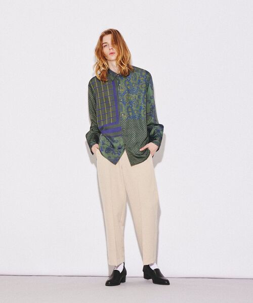 tk.TAKEO KIKUCHI（ティーケータケオキクチ）の「◆パッチワーク柄シャツ（シャツ/ブラウス・メンズ・ブラック系4/ネイビー系9/ダークグリーン系4・01/02/03）」の20枚目の写真