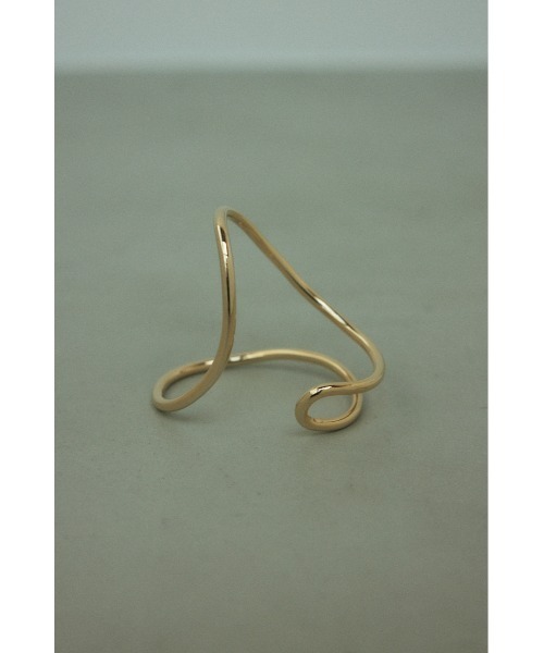 BLACK BY MOUSSY(ブラックバイマウジー)の「carving bangle(カービングバングル)(バングル/リストバンド・レディース・シルバー/ゴールド・FREE)」の7枚目の写真