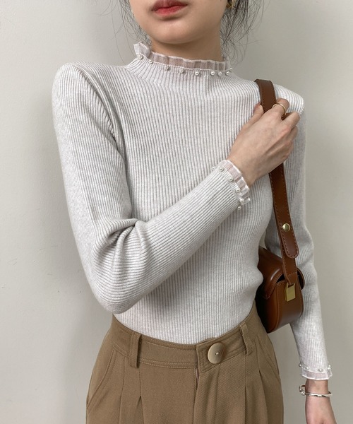 MAISON DE THERESE(メゾン ド テレーズ)の「配色切り替えクルーネックカットソー(Tシャツ/カットソー・レディース・ブラック/モカ/アイボリー/ホワイト/グレー・L/M/S)」の17枚目の写真