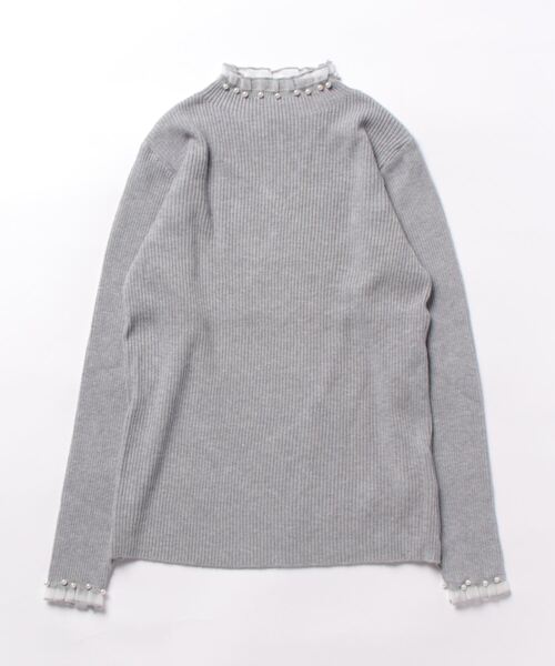 MAISON DE THERESE(メゾン ド テレーズ)の「配色切り替えクルーネックカットソー(Tシャツ/カットソー・レディース・ブラック/モカ/アイボリー/ホワイト/グレー・L/M/S)」の10枚目の写真