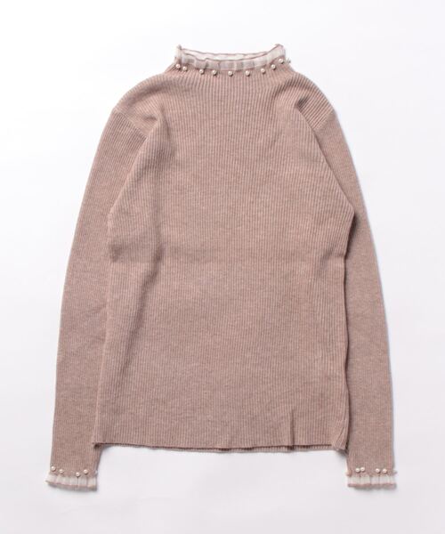 MAISON DE THERESE(メゾン ド テレーズ)の「配色切り替えクルーネックカットソー(Tシャツ/カットソー・レディース・ブラック/モカ/アイボリー/ホワイト/グレー・L/M/S)」の9枚目の写真