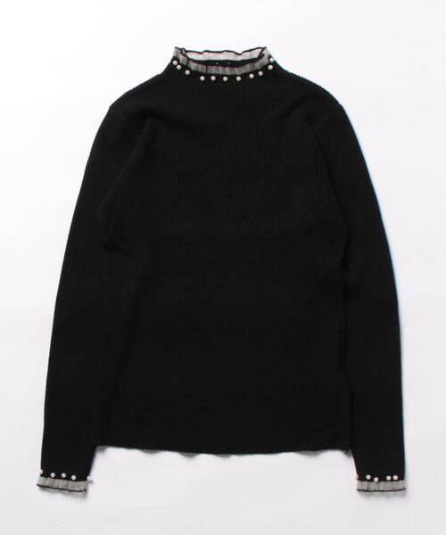 MAISON DE THERESE(メゾン ド テレーズ)の「配色切り替えクルーネックカットソー(Tシャツ/カットソー・レディース・ブラック/モカ/アイボリー/ホワイト/グレー・L/M/S)」の11枚目の写真