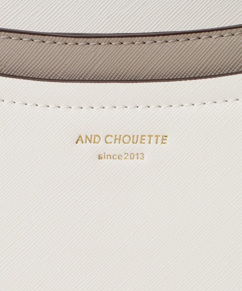 & chouette(アンドシュエット)の「オリジナルコーナー金具ショルダーバッグ(ショルダーバッグ・レディース・ミント/ホワイト/ピンク/ブラウン・FREE)」の16枚目の写真