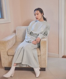 ANDGEEBEE | リラックスカットソーセットアップ(その他トップス)