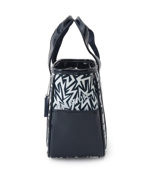 adabat（アダバット）の「◆【保冷機能付き】 幾何学模様デザイン カートバッグ（ハンドバッグ・レディース・ブルー系5/ネイビー系・00）」の4枚目の写真