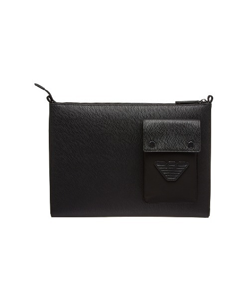 EMPORIO ARMANI（エンポリオアルマーニ）の「【エンポリオ アルマーニ】ポーチ（ポーチ・メンズ・ブラック×ブラック・FREE）」の5枚目の写真