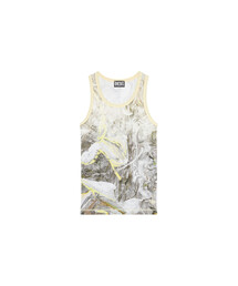 DIESEL ハートグラフィック タンクトップ グレー DIESEL ハートグラフィック タンクトップ グレー DIESEL（ディーゼル