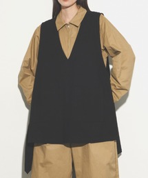 Libra Cue | サイドリボンコットンベスト(ベスト)