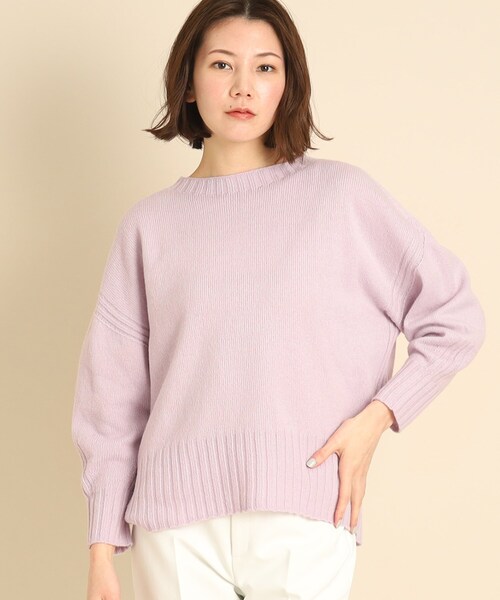 ◆【洗える/日本製/汎用性】リラクシーシンプルニット