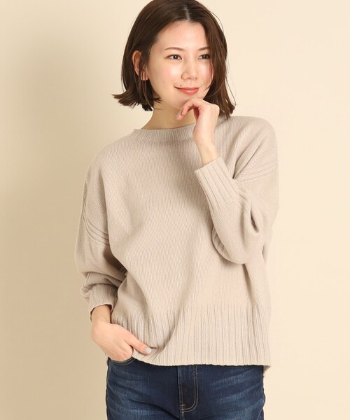 ◆【洗える/日本製/汎用性】リラクシーシンプルニット