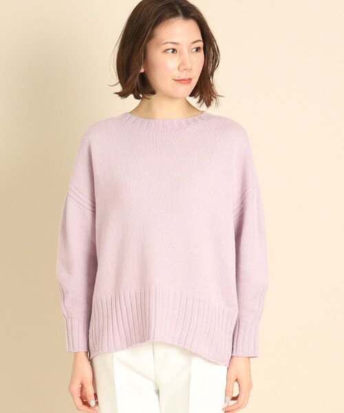 ◆【洗える/日本製/汎用性】リラクシーシンプルニット