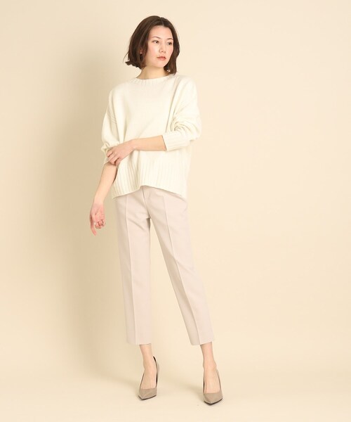 ◆【洗える/日本製/汎用性】リラクシーシンプルニット