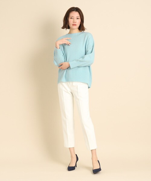 ◆【洗える/日本製/汎用性】リラクシーシンプルニット