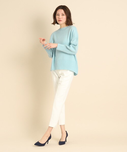 ◆【洗える/日本製/汎用性】リラクシーシンプルニット