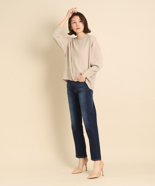 ◆【洗える/日本製/汎用性】リラクシーシンプルニット