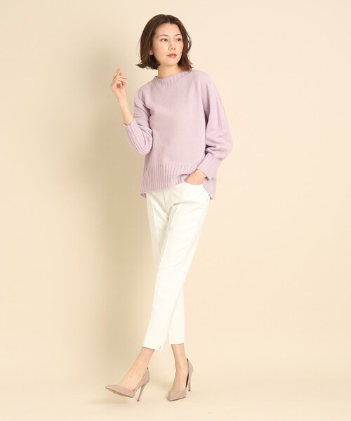 ◆【洗える/日本製/汎用性】リラクシーシンプルニット