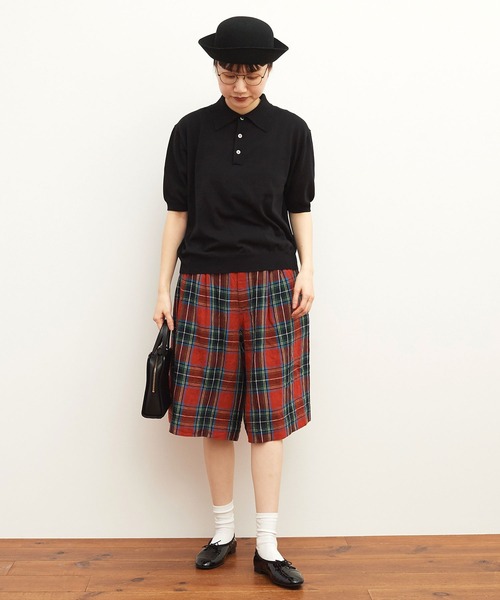 fig London / Alice check skirt