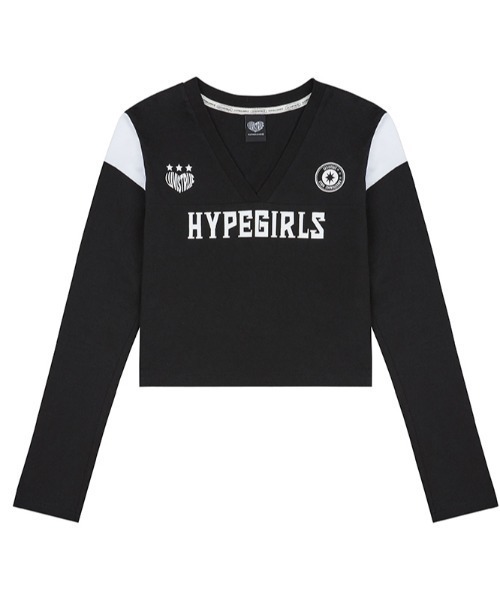 LUVISTRUE(ラヴイズトゥルー)の「A'GEM/9 × .kom 『LUV IS TRUE/ラブ イズ トゥルー』DN PRINT SOCCER TEE /プリント ティーシャツ(Tシャツ/カットソー・レディース・ブラック/ホワイト・FREE)」の4枚目の写真