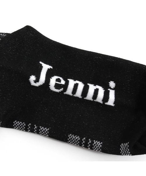 JENNI(ジェニィ)の「チェックシースルークルーソックス(ソックス/靴下・キッズ・オフホワイト/ブラック/サックスブルー・22-24cm/19-21cm)」の6枚目の写真
