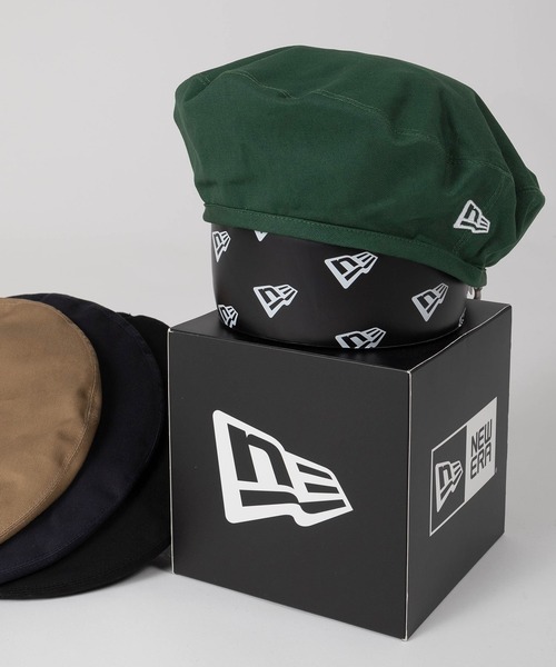 NEW ERA(ニューエラ)の「【NEW ERA/ニューエラ】フラッグロゴ ワンポイント刺繍 Beret ベレー帽 /ダークグリーン(ハンチング/ベレー帽・レディース・ダークグリーン・S/L)」の1枚目の写真
