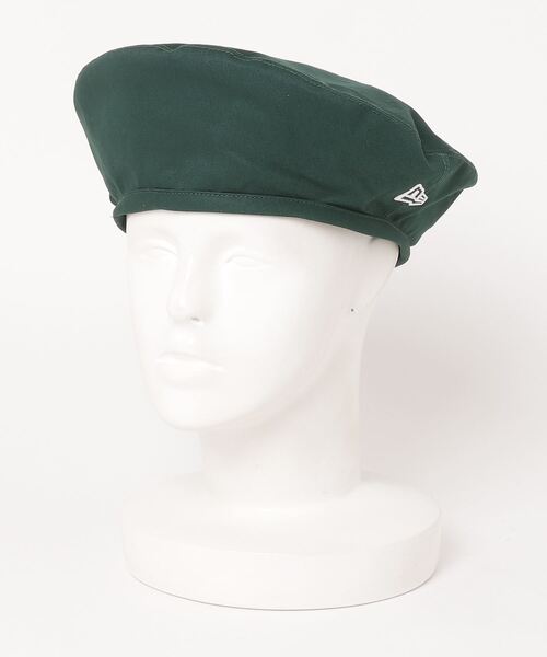 NEW ERA(ニューエラ)の「【NEW ERA/ニューエラ】フラッグロゴ ワンポイント刺繍 Beret ベレー帽 /ダークグリーン(ハンチング/ベレー帽・レディース・ダークグリーン・S/L)」の5枚目の写真