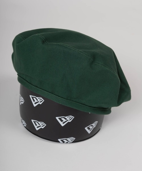 NEW ERA(ニューエラ)の「【NEW ERA/ニューエラ】フラッグロゴ ワンポイント刺繍 Beret ベレー帽 /ダークグリーン(ハンチング/ベレー帽・レディース・ダークグリーン・S/L)」の4枚目の写真