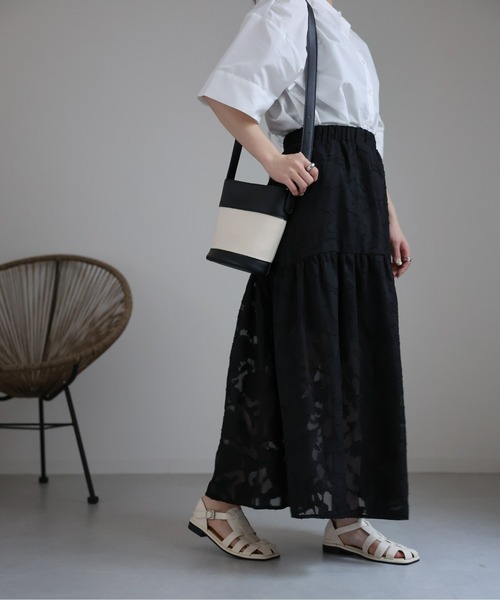 セール】フラワージャガードスカート（スカート）｜sakishimatokyo