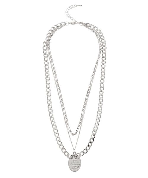 EVRIS（エヴリス）の「COIN MOTIF 3連ネックレス（ネックレス・レディース・シルバー/ゴールド・FREE）」の5枚目の写真