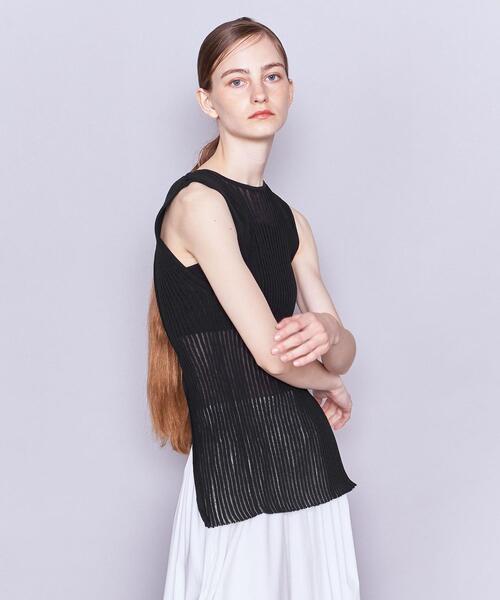 AEWEN MATOPHリボンテープ ノースリーブ ニット 新品未使用タグ付き UNITED ARROWS｜<AEWEN MATOPH>リボンテープ ノースリーブ