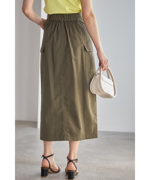 &. NOSTALGIA（アンドドットノスタルジア）の「ツイルサイドポケットスカート（スカート・レディース・カーキ/ベージュ・FREE）」の10枚目の写真