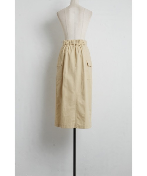 &. NOSTALGIA（アンドドットノスタルジア）の「ツイルサイドポケットスカート（スカート・レディース・カーキ/ベージュ・FREE）」の5枚目の写真