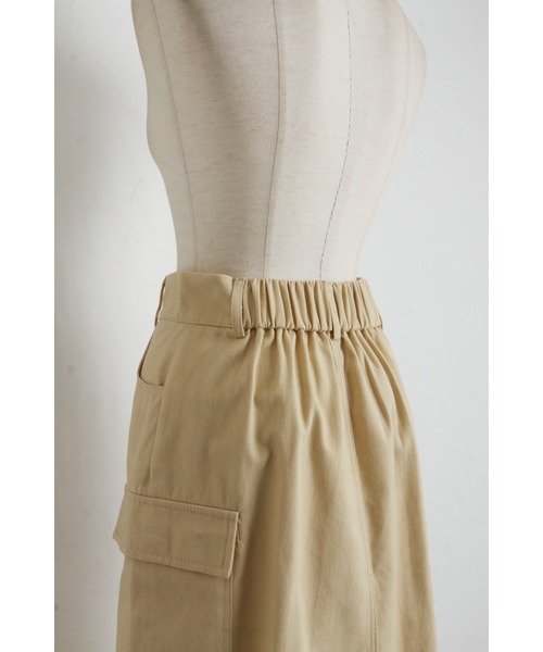 &. NOSTALGIA（アンドドットノスタルジア）の「ツイルサイドポケットスカート（スカート・レディース・カーキ/ベージュ・FREE）」の15枚目の写真