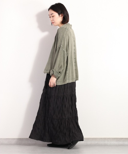 cepo（セポ）の「パウダー加工サマージャケット（その他アウター・レディース・カーキ/ブラック・M）」の19枚目の写真