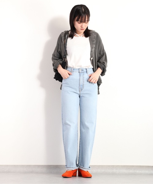 cepo（セポ）の「パウダー加工サマージャケット（その他アウター・レディース・カーキ/ブラック・M）」の13枚目の写真