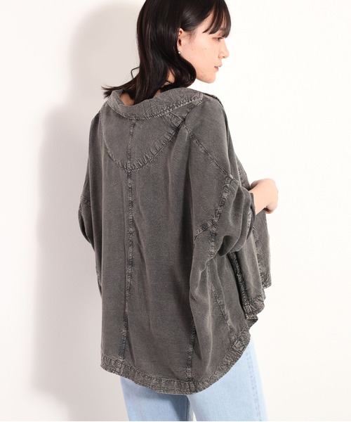 cepo（セポ）の「パウダー加工サマージャケット（その他アウター・レディース・カーキ/ブラック・M）」の9枚目の写真