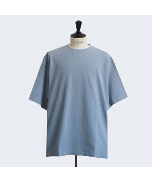 SISE(シセ)の「SISE BOX T-SHIRTS(Tシャツ/カットソー・メンズ・ブラック/ホワイト/カーキ/グレー/ダークブラック/ブルー/ネイビー/ブルー系その他・MEDIUM/SMALL)」の7枚目の写真