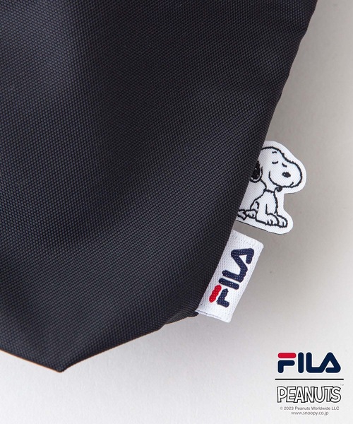 PEANUTS(ピーナッツ)の「【FILA/フィラ】【PEANUTS/ピーナッツ】スヌーピー キンチャクミニバッグ(ショルダーバッグ・レディース・ベージュ/グリーン/ブラック・FREE)」の9枚目の写真