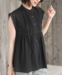 rps | レースピンタックフレンチスリーブブラウス(シャツ/ブラウス)