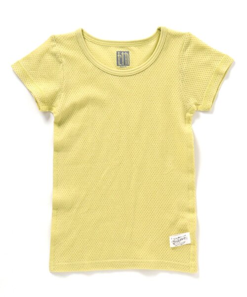 BREEZE（ブリーズ）の「半袖メッシュ肌着（インナーウェア/肌着・キッズ・ミント/オフホワイト/イエロー/サックスブルー/チャコール/グレー/ピンク・100/140/120）」の7枚目の写真