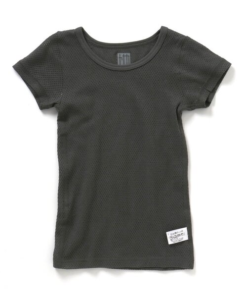 BREEZE（ブリーズ）の「半袖メッシュ肌着（インナーウェア/肌着・キッズ・ミント/オフホワイト/イエロー/サックスブルー/チャコール/グレー/ピンク・100/140/120）」の4枚目の写真