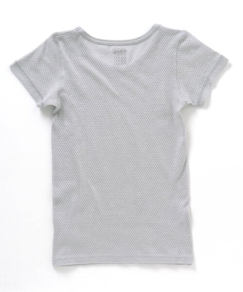 BREEZE（ブリーズ）の「半袖メッシュ肌着（インナーウェア/肌着・キッズ・ミント/オフホワイト/イエロー/サックスブルー/チャコール/グレー/ピンク・100/140/120）」の12枚目の写真