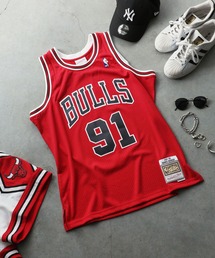 Mitchell&Ness(ミッチェル&ネス)のMitchell&Ness  NBA SWINGMAN ROAD JERSEY BULLS 97 DENNIS RODMAN(タンクトップ)