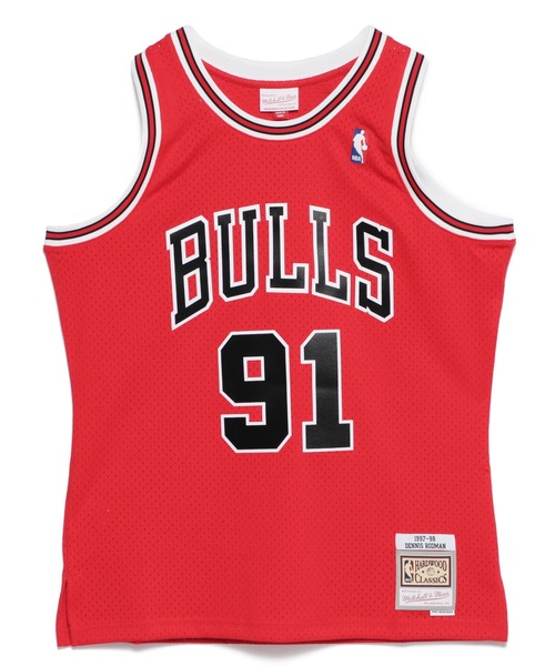 セール】Mitchell&Ness NBA SWINGMAN ROAD JERSEY BULLS 97 DENNIS