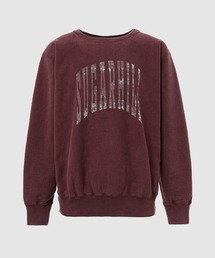 トップス SUGARHILL COLLEGE PRINT SWEAT SHIRT SUGARHILL | COLLEGE PRINT SWEAT SHIRT | AGED RED | HOWDAY