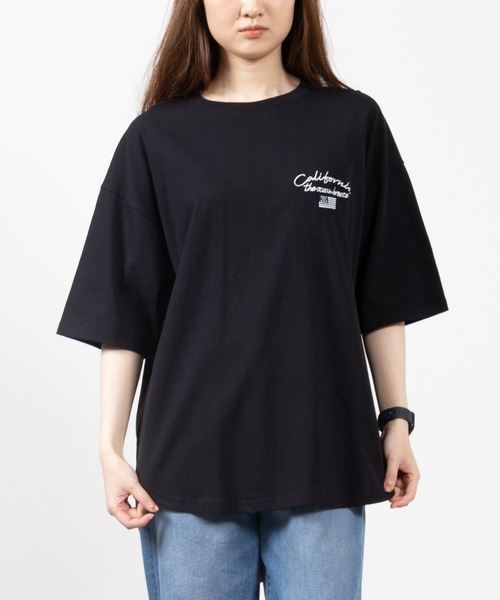 Mac-House(マックハウス)の「UNDERWRAPS アンダーラップス ラウンドヘムビッグシルエットTシャツ(Tシャツ/カットソー・レディース・ホワイト/グレイッシュベージュ/ブラック・フリー)」の8枚目の写真