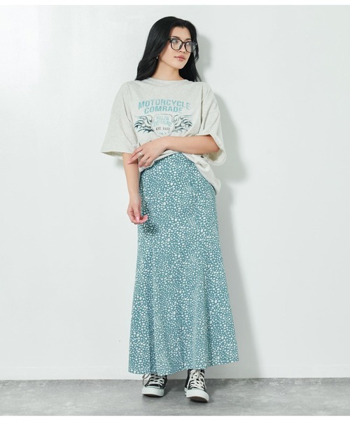 ANAP(アナップ)の「ダルメシアン柄マーメイドスカート(スカート・レディース・ブラック/ブルー/アイボリー・FREE)」の9枚目の写真