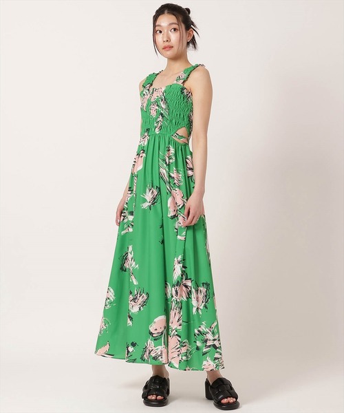 REDYAZEL（レディアゼル）の「サイドカットアウトサマーキャミドレス（ワンピース・レディース・ブラック/パープル/グリーン・SMALL/MEDIUM）」の21枚目の写真