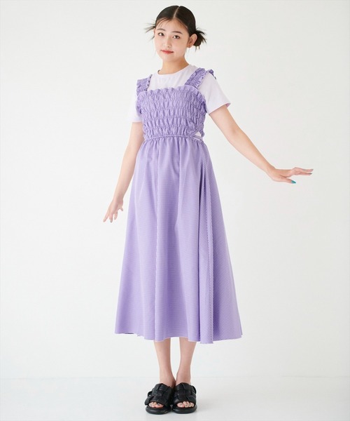 REDYAZEL（レディアゼル）の「サイドカットアウトサマーキャミドレス（ワンピース・レディース・ブラック/パープル/グリーン・SMALL/MEDIUM）」の17枚目の写真